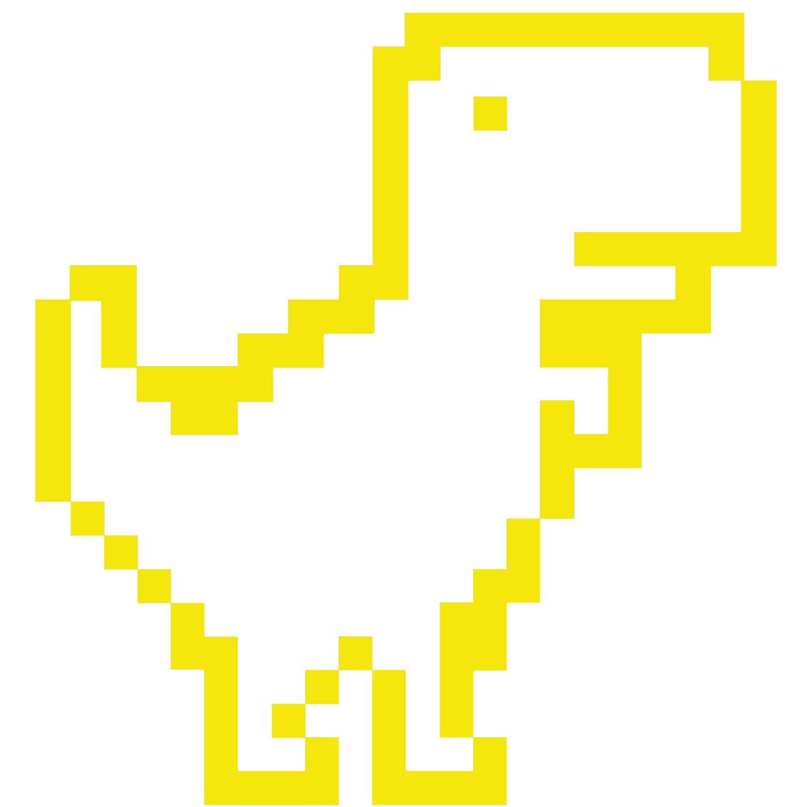 store pixelated dinosaurus